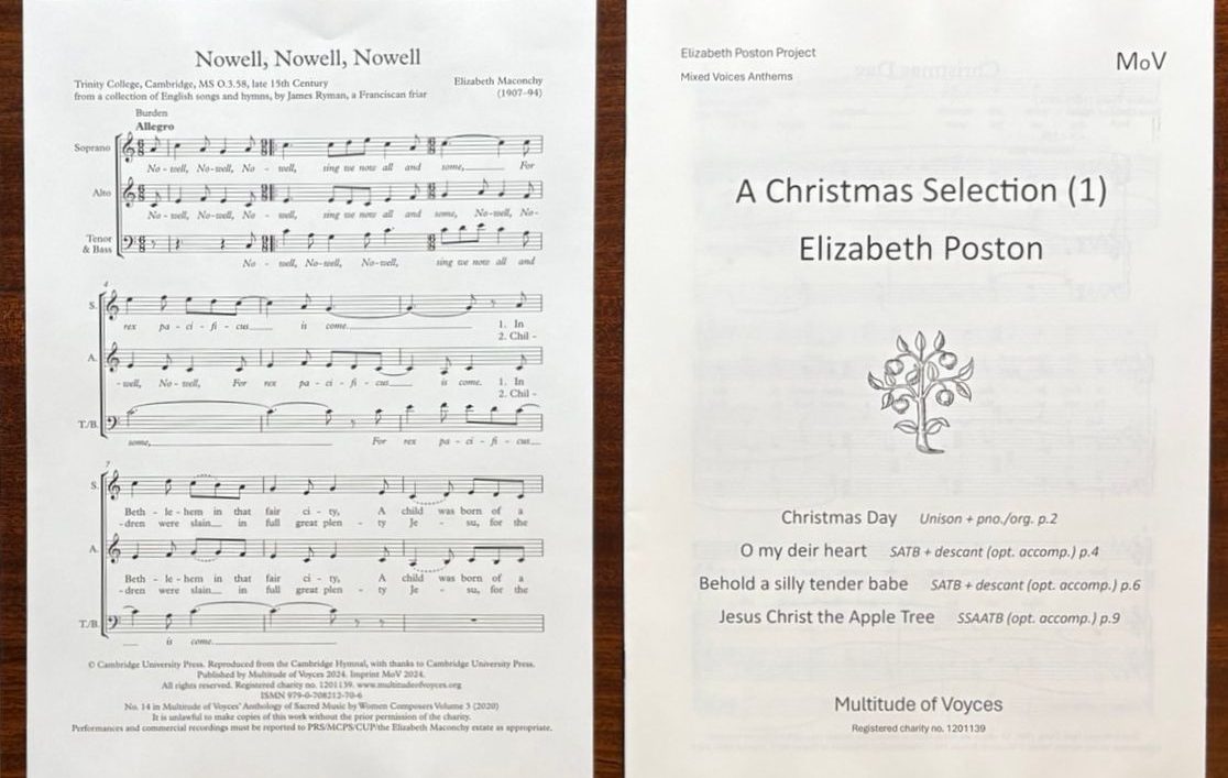 Collage of printed sheet-music published by MoV Collage of printed sheet-music published by MoV